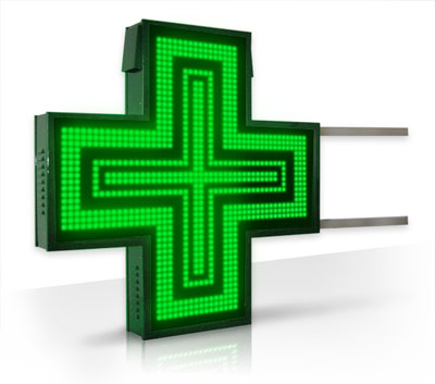 Croce LED Farmacia Easy90