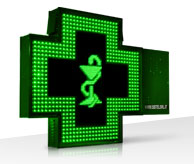 Croce LED Caduceo 90 Croce LED Caduceo 90
