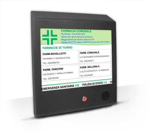 Bacheca Turni Farmacia LCD