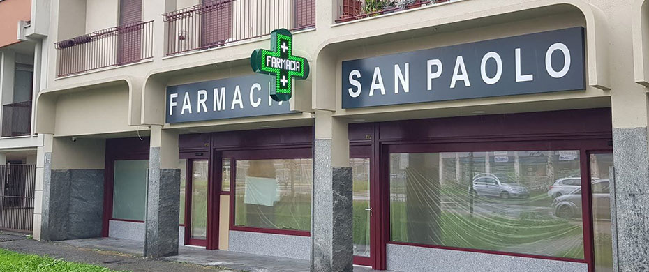 croce LED per farmacia croce LED per farmacia