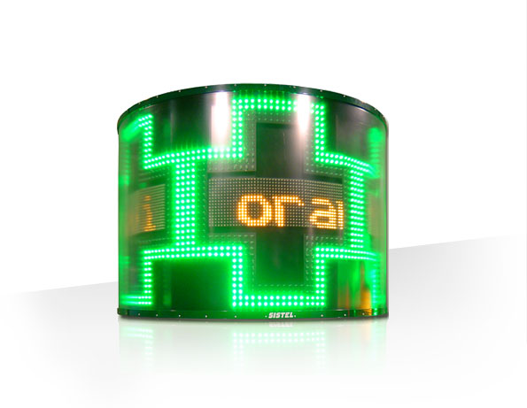 Croce LED per Angolo Farmacia