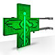 Croce Farmacia Tile90 - Caduceo