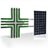 Croce LED fotovoltaico
