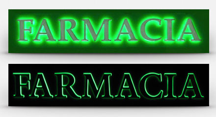 Insegna Luminosa Farmacia