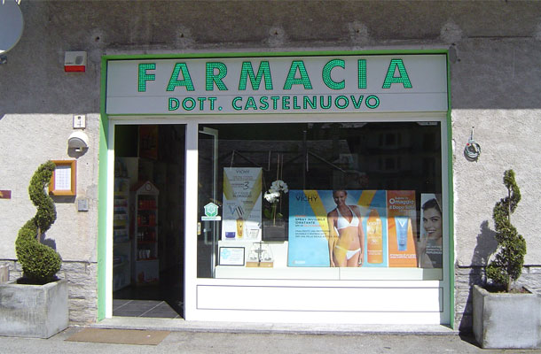 Insegna LED a Vista FARMACIA Dott. Castelnuovo