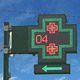 Croce Farmacia con Corona Esterna Graphic90
