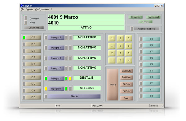 Posto Operatore su PC Nortel PCCIU e M2250