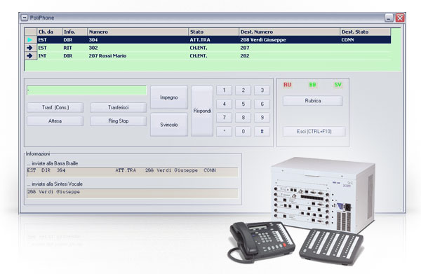 Posto Operatore su PC 3Com NBX 100