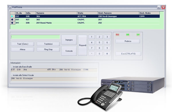 Posto Operatore su PC NEC SV8100