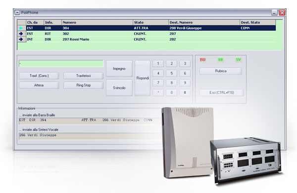 Posto Operatore su PC Aastra IntelliGate