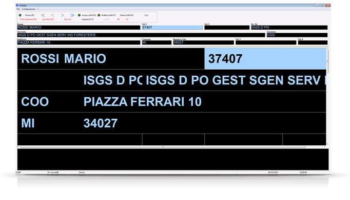 Software - Rubrica Telefonica,Rubrica Telefonica Polivalente,Rubrica  Telefonica,centralino,posto operatore,Sintesi Vocale,Posto Operatore,Barra  Braille,numeri telefonici